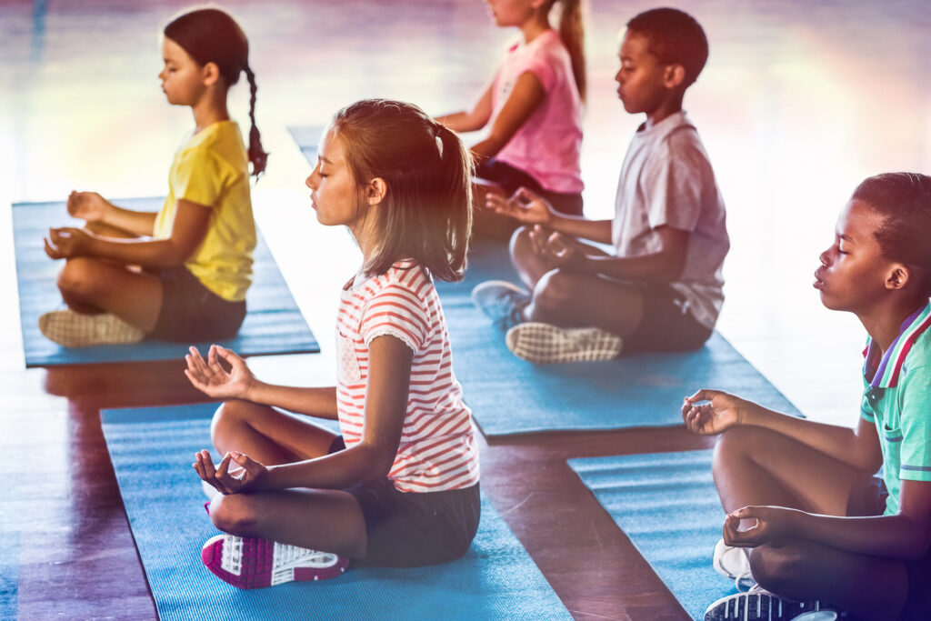 Children Meditating